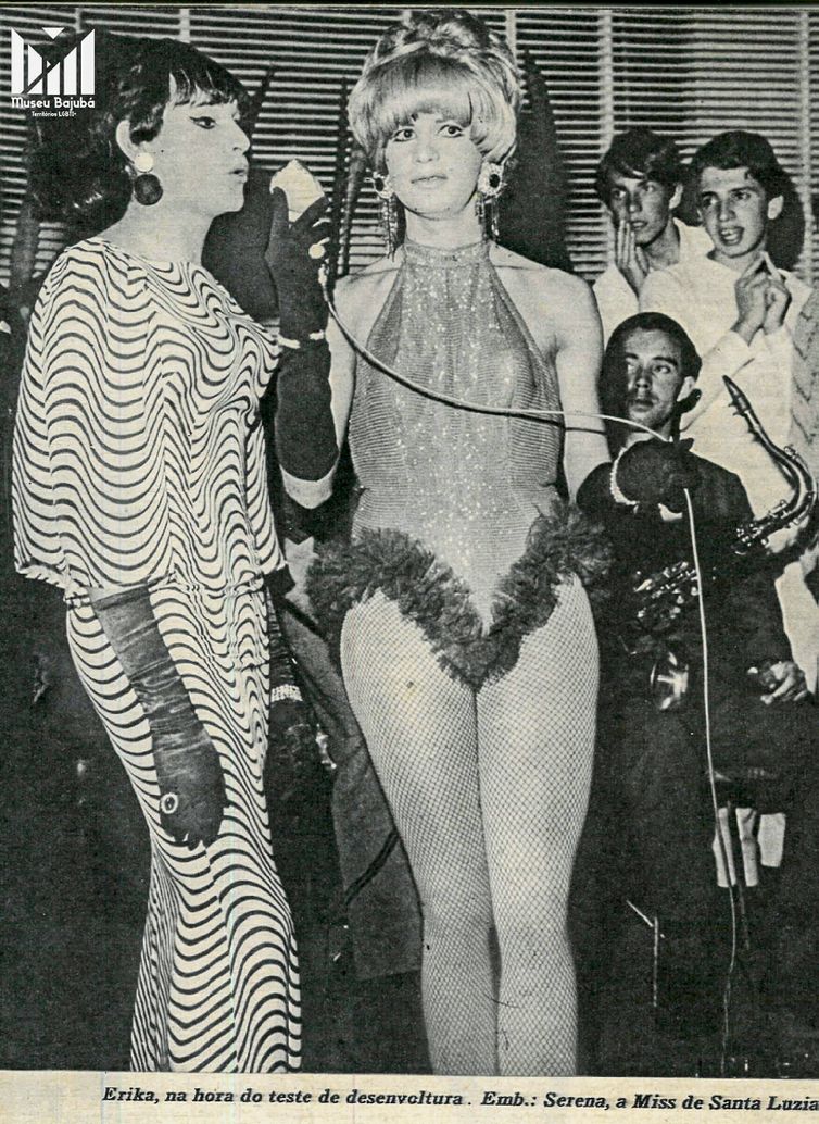Rio de Janeiro (RJ) 27/06/2024 -  Orgulho LGBT - Concursos Miss - Miss Travesti Minas Gerais 1966
Foto: Antônio Cocenza/Museu Bajubá/Divulgação