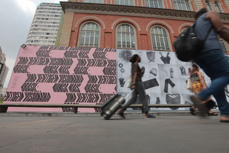 São Paulo (SP), 24/01/2025 - Memorial da Resistência em São Paulo, inaugura painel de Rafael Pagatini, que faz parte da exposição Uma Vertigem Vision.ária - Brasil Nunca Mais. Foto: Paulo Pinto/Agência Brasil