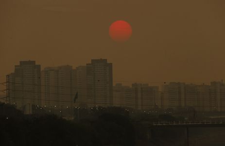 São Paulo (SP), 13/09/2024 - Poluição e qualidade do ar ruim na cidade de São Paulo, vista desde o Rio Tietê.

Foto: Paulo Pinto/Agencia Brasil