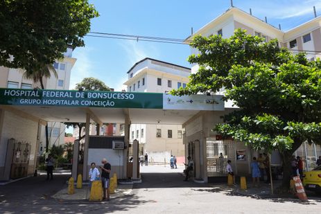 Rio de Janeiro (RJ), 17/01/2025 – Fachada do Hospital Federal de Bonsucesso, na zona norte do Rio de Janeiro. Foto: Tomaz Silva/Agência Brasil