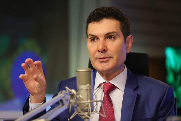 Brasília (DF) 23/04/2025 - O ministro  das Cidades, Jader Filho, participa do programa Bom Dia, Ministro Foto: Fabio Rodrigues-Pozzebom/ Agência Brasil