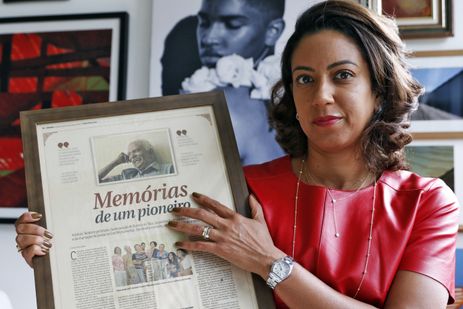 Brasília (DF), 16/04/2025 - Ilka Teodoro fala com a Agência Brasil em matéria sobre matriarcas negras no DF. Foto: Bruno Peres/Agência Brasil