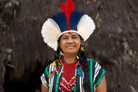 Araçuaí (MG), 22/04/2025 - Cleonice Pankararu, da Aldeia Cinta Vermelha Jundiba. Mineração da transição energética. Foto: Cleonice Pankararu/Arquivo Pessoal