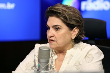 Brasília (DF), 21/05/2025 - Márcia Lopes, ministra das Mulheres, participa do programa A Voz do Brasil. Foto: Valter Campanato/Agência Brasil