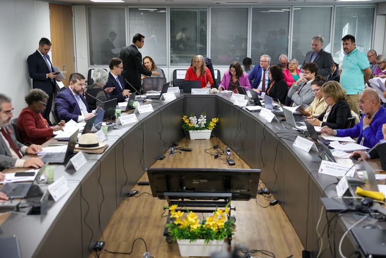 Brasília (DF) 22/05/2025 - A Comissão de Anistia, do Ministério dos Direitos Humanos e da Cidadania (MDHC), presidida por Ana Maria Lima de Oliveira, realiza sessão para análise, entre outros, do requerimento de anistia da ex-presidente da República Dilma Rousseff  Foto: Fabio Rodrigues-Pozzebom/ Agência Brasil