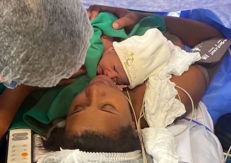 Primeiros bebês cariocas de 2024 - Elysa - Pedro II. Foto: Arquivo Pessoal