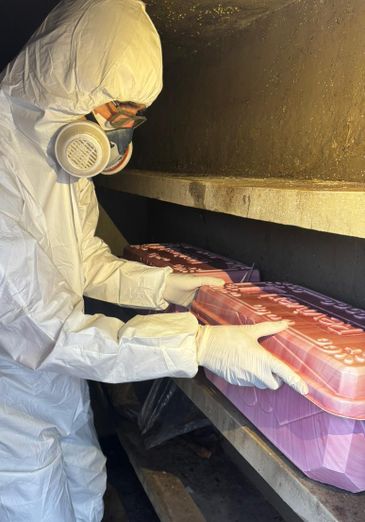 Equipe de Identificação de Mortos e Desaparecidos Políticos (CEMDP) Rio de Janeiro (RJ), 23/05/2025 - Memorial para mortos da ditadura no Rio tem ossuário em deterioração.
Foto: Equipe de Identificação de Mortos e Desaparecidos Políticos (CEMDP)