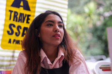 Fabio Rodrigues-Pozzebom/Agência Brasil Brasília (DF), 17/05/2025 - Deysielen Fialho participa da mostra de cinema antimanicomial, no Cine Brasília. Foto: Fabio Rodrigues-Pozzebom/Agência Brasil