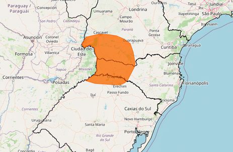 Brasília (DF), 25/06/2025 - Alertas para excesso de chuvas
Mapa Inmet