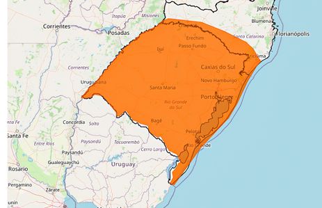 Brasília (DF), 25/06/2025 - Inmet emite alertas para queda de temperaturas
Mapa Inmet