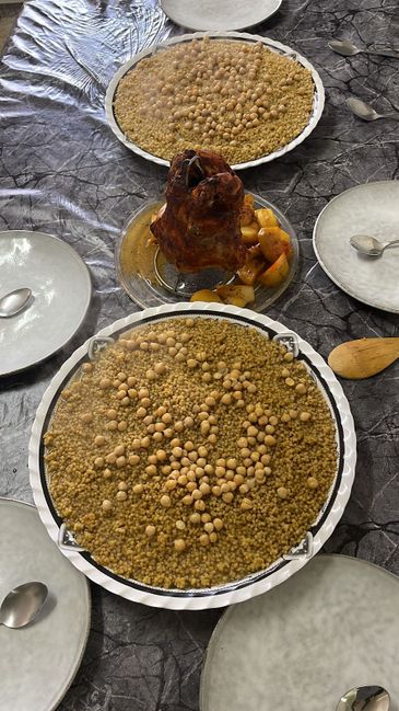 Brasília (DF), 24/06/2025 - Prêmio Compós de Teses e Dissertações Eduardo Peñuela em 2025. Maftoul, prato palestina à base cuscuz. Simone Munir/Arquivo Pessoal