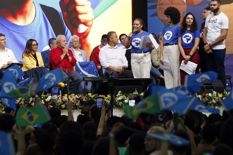 Goiânia (GO), 17/07/2025 - Presidente da República, Luiz Inácio Lula da Silva, partipa do 60 CONUNE - Congresso da União Nacional dos Estudantes, realizado na UFG. Foto: Bruno Peres/Agência Brasil