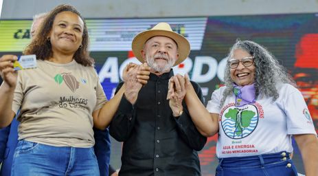 Linhares (ES), 11/07/2025 - Presidente da República, Luiz Inácio Lula da Silva, durante a cerimônia de apresentação dos avanços do Novo Acordo Rio Doce, no Parque de Exposições de Linhares. Foto: Ricardo Stuckert/PR