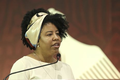 Brasília (DF), 24/07/2024 - A deputada federal Jack Rocha durante o encontro “Dia Internacional da Mulher Negra, Latino-Americana e Caribenha - Pela Saúde das Mulheres Negras”, no Palácio Itamaraty. Foto: Marcelo Camargo/Agência Brasil