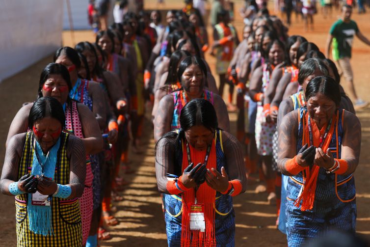 Brasília (DF) 04/08/2025 - IV Marcha das Mulheres Indígenas Foto: Fabio Rodrigues-Pozzebom/ Agência Brasil