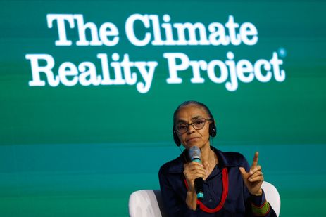 Rio de Janeiro (RJ), 16/08/2025 - A ministra do Meio Ambiente, Marina Silva, participa de treinamento para novas lideranças climáticas oferecido pelo Climate Reality Project, na Barra da Tijuca. Foto: Fernando Frazão/Agência Brasil