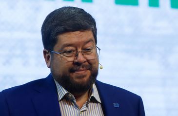 Presidential candidate for the Unidad Nacional party, Samuel Doria Medina, attends a meeting ahead of the October general elections, in Santa Cruz de la Sierra, Bolivia, July 31, 2025. Reuters/Ipa Ibanez/Proibida reprodução