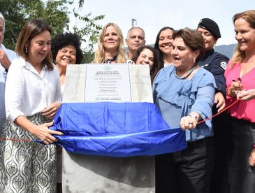 Rio de Janeiro (RJ), 04/08/2025 - Casa da Mulher Brasileira - Pedra Fundamental .
Foto: Fernanda Sabença/Divulgação