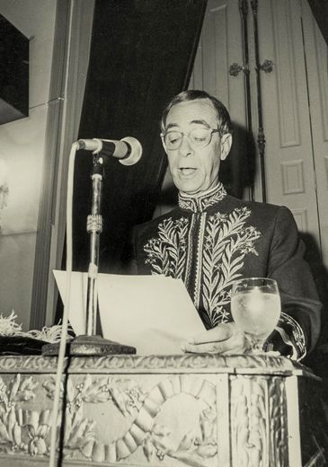 São Paulo (SP) 13/03/2025 - Dias Gomes na Academia Brasileira de Letras - Escritor e dramaturgo Dias Gomes será o homenageado da Flipelô neste ano.
Foto: Acervo Dias Gomes/Divulgação