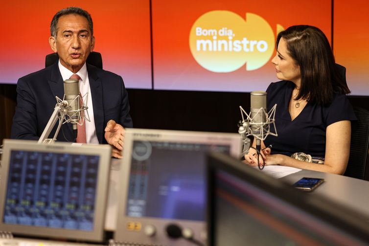 Brasília (DF), 28/08/2025 - O ministro da Integração e do Desenvolvimento Regional, Waldez Góes, dá entrevista ao programa Bom Dia, Ministro. Foto: Marcelo Camargo/Agência Brasil