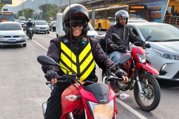 Rio de Janeiro (RJ), 05/08/2025 - O diretor do Sindicato dos Empregados Motociclistas do Estado do Rio de Janeiro (Sindmoto-RJ), Alfredo Barbosa de Lima. Foto: Alfredo Barbosa de Lima/Arquivo Pessoal
