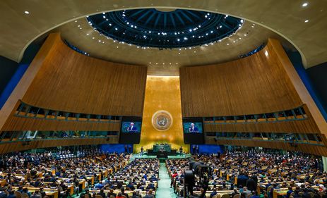 Nova York (NY), 23/09/2025 - Presidente da República, Luiz Inácio Lula da Silva, durante a abertura do Debate Geral da 80.ª Sessão Ordinária da Assembleia Geral das Nações Unidas. Foto: Ricardo Stuckert/PR