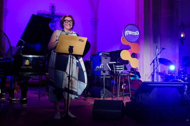 Olinda 13/09/2025 -  MIMO Festival, em Olinda. ( Diretora artística, Lu Araújo, na abertura do MIMO Festival) Foto: Rogério Von Kruger/Divulgação
