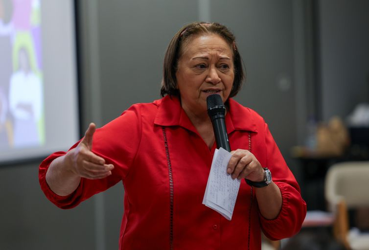 Brasília (DF) 30/09/2025 A governadora do Rio Grande do Norte, Fátima Bezerra, participa de plenária da 5ª Conferência Nacional de Políticas para as Mulheres (CNPM) de Foto: Fabio Rodrigues-Pozzebom/ Agência Brasil