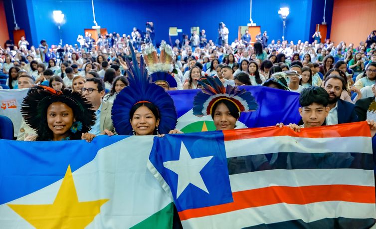 Ricardo Stuckert / PR Presidente da República, Luiz Inácio Lula da Silva, durante VI Conferência Nacional Infantojuvenil pelo Meio Ambiente (CNIJMA). Centro Técnico Educacional da CNTI, Luziânia - GO.
Foto: Ricardo Stuckert / PR