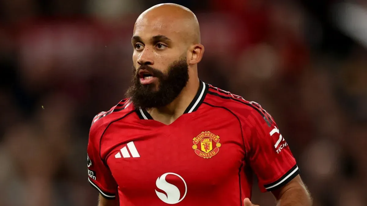 Bryan Mbeumo, do Manchester United, jogando uma partida da Premier League