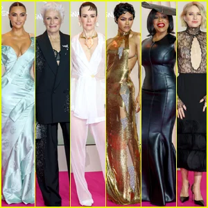 Kim Kardashian e suas co-estrelas de 'All's Fair' trazem seu jogo de moda para a estreia da série Hulu em Paris!