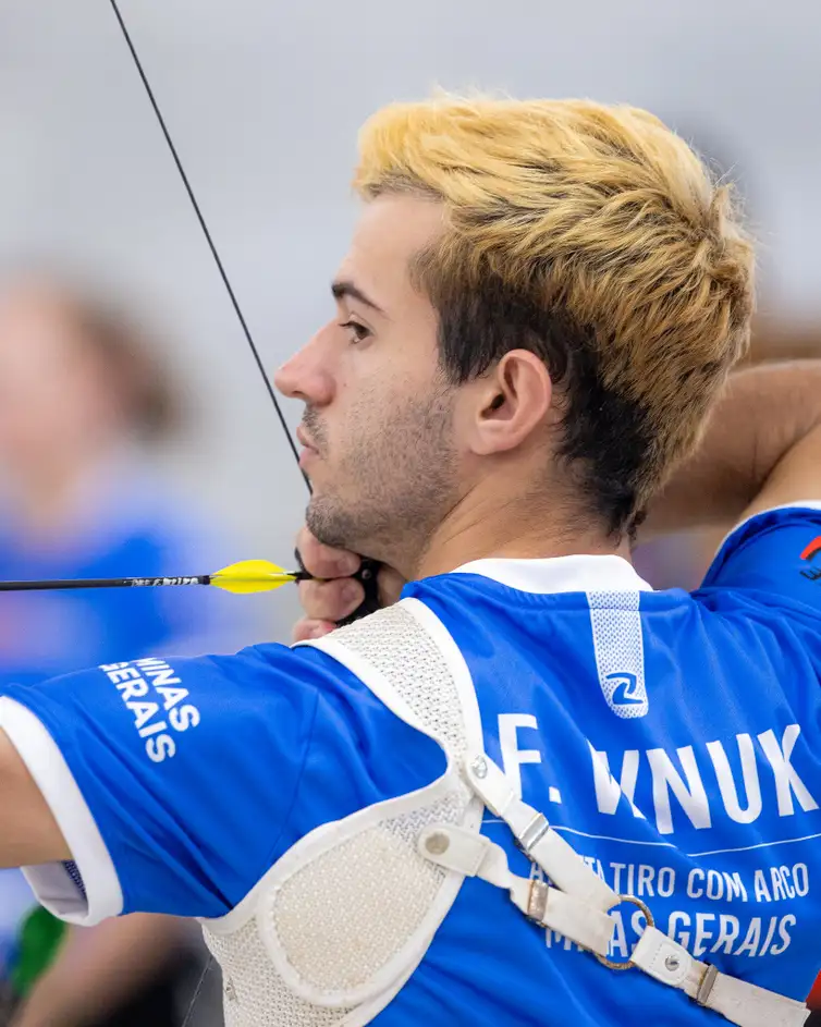 Fábio Klier, tiro com arco, estreia da modalidade, JUBs Natal 2025