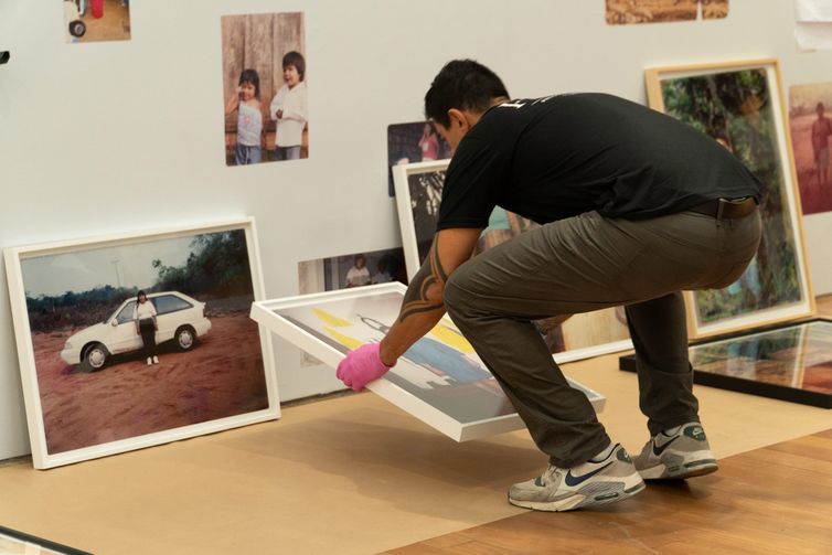 São Paulo (SP), 16/10/2025 - Exposição Paiter Suruí, Gente de Verdade. Um projeto do Coletivo Lakapoy, no IMS Paulista. Foto: Maria Clara Villas/IMS
