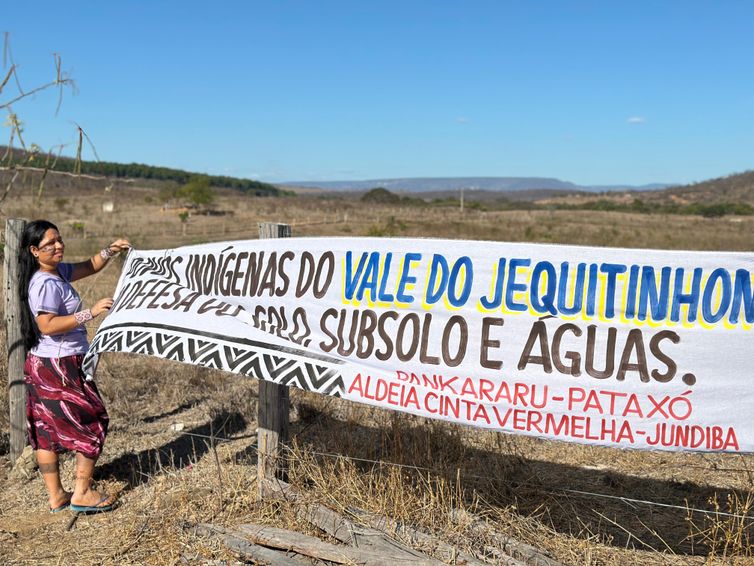 São Paulo (SP), 03/10/2025 – Uakyrê Pankararu-Pataxó na Terra Indígena Cinta Vermelha de Jundiba.
Foto:  Igor Vinagre/Instituto Por Elas/Divulgação