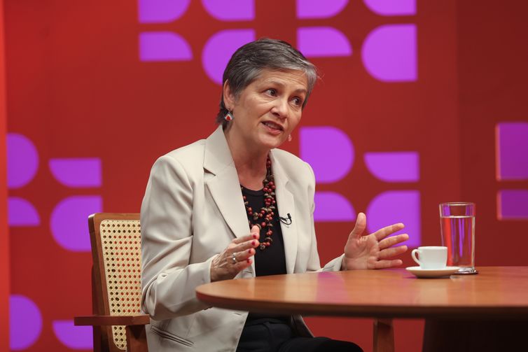 Brasília (DF), 11/11/2025 – A Jornalista Heloisa Villela é a convidada do programa DR com Demori, na Empresa Brasil de Comunicação (EBC).
Foto: Valter Campanato/Agência Brasil