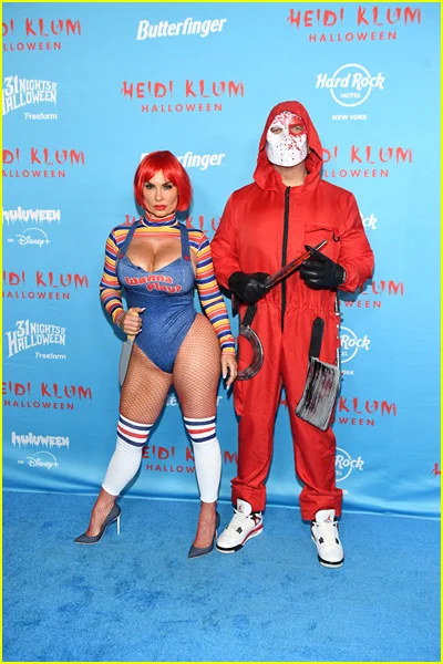 celebridades na festa de Halloween de Heidi Klum