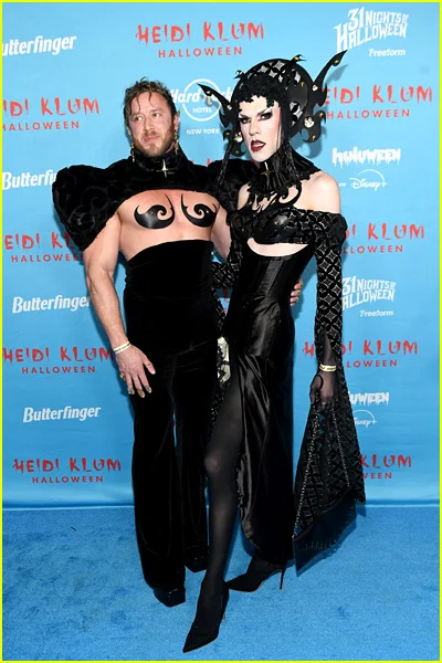 celebridades na festa de Halloween de Heidi Klum