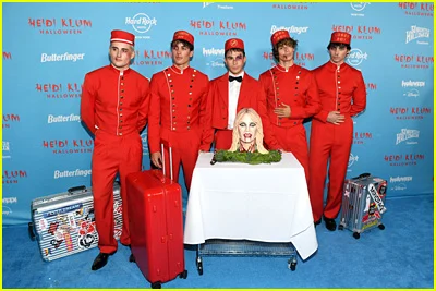 celebridades na festa de Halloween de Heidi Klum