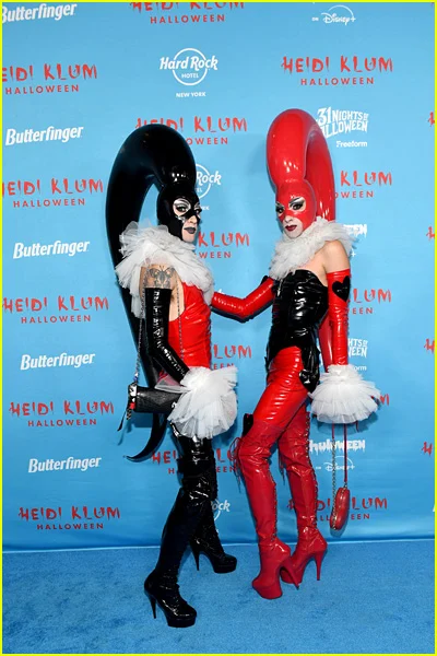 celebridades na festa de Halloween de Heidi Klum