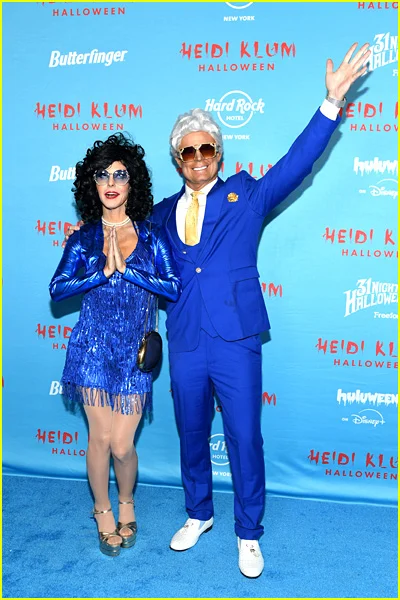 celebridades na festa de Halloween de Heidi Klum