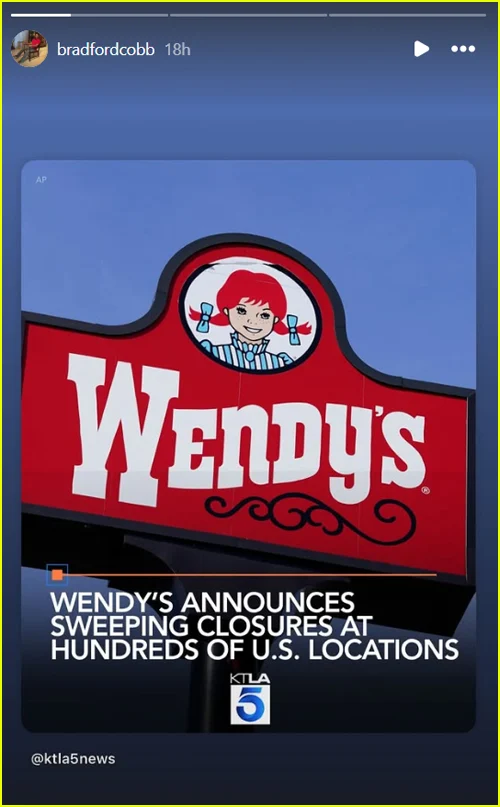 História do Instagram de Bradford Cobb