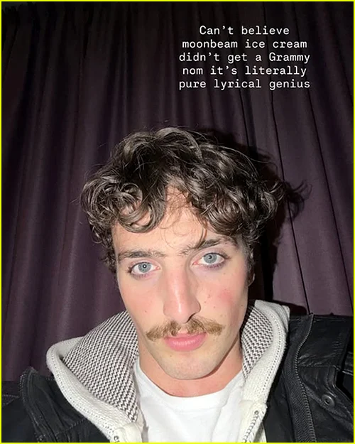 Benson Boone esnobado pelo Grammy