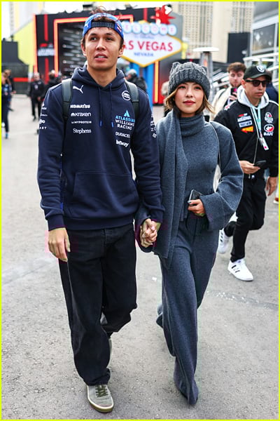 celebridades no Grande Prêmio de Las Vegas