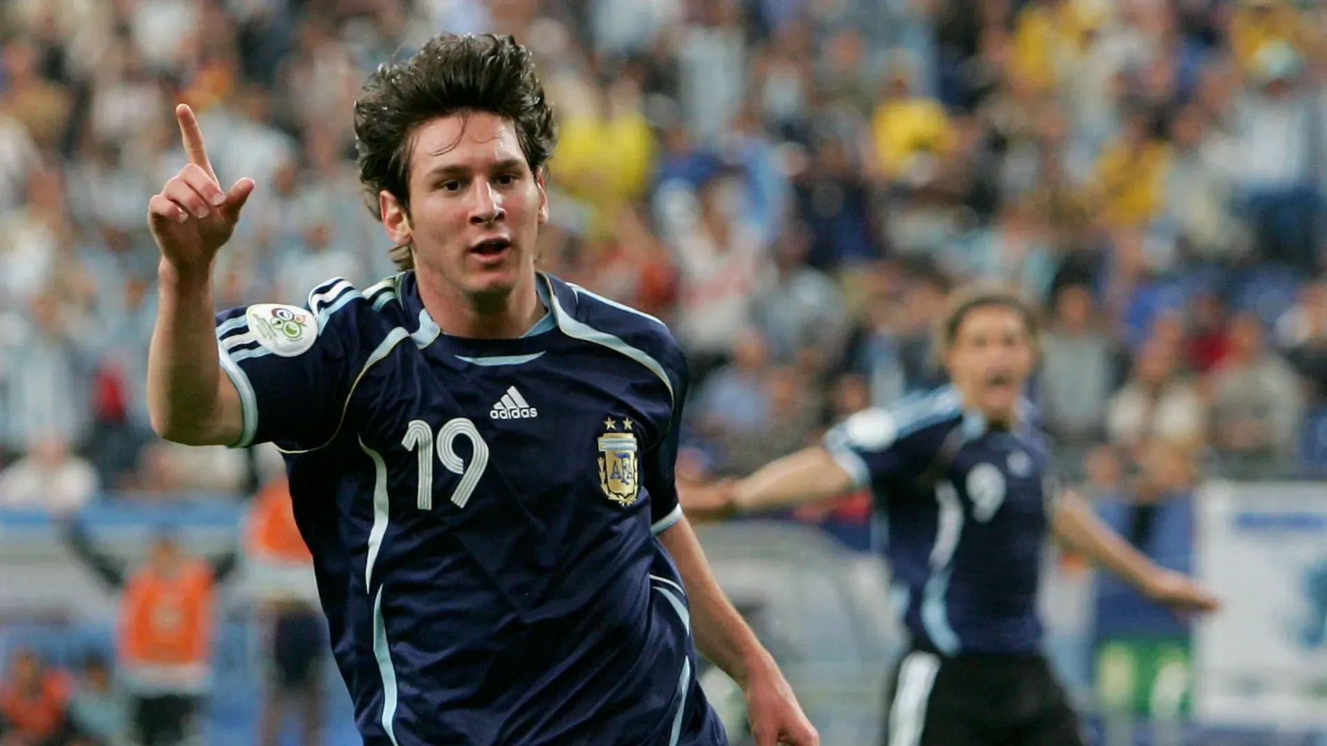 Lionel Messi da Argentina na Copa do Mundo de 2006.