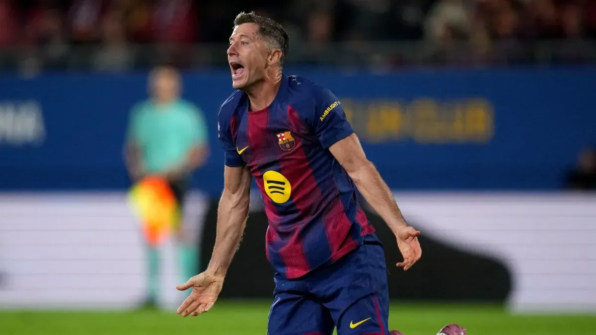 Robert Lewandowski contra Gefate.