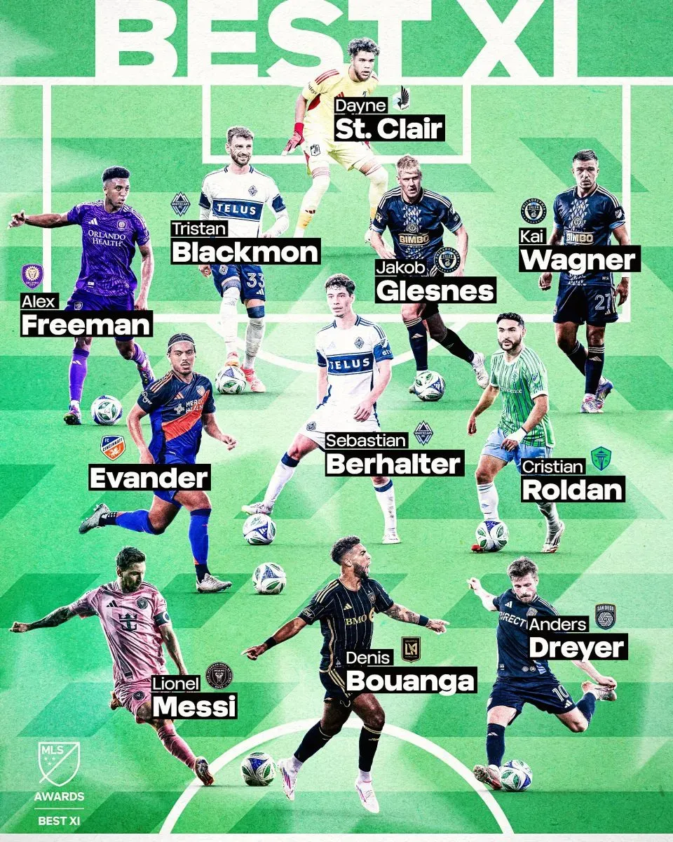 2025 MLS Melhor XI.