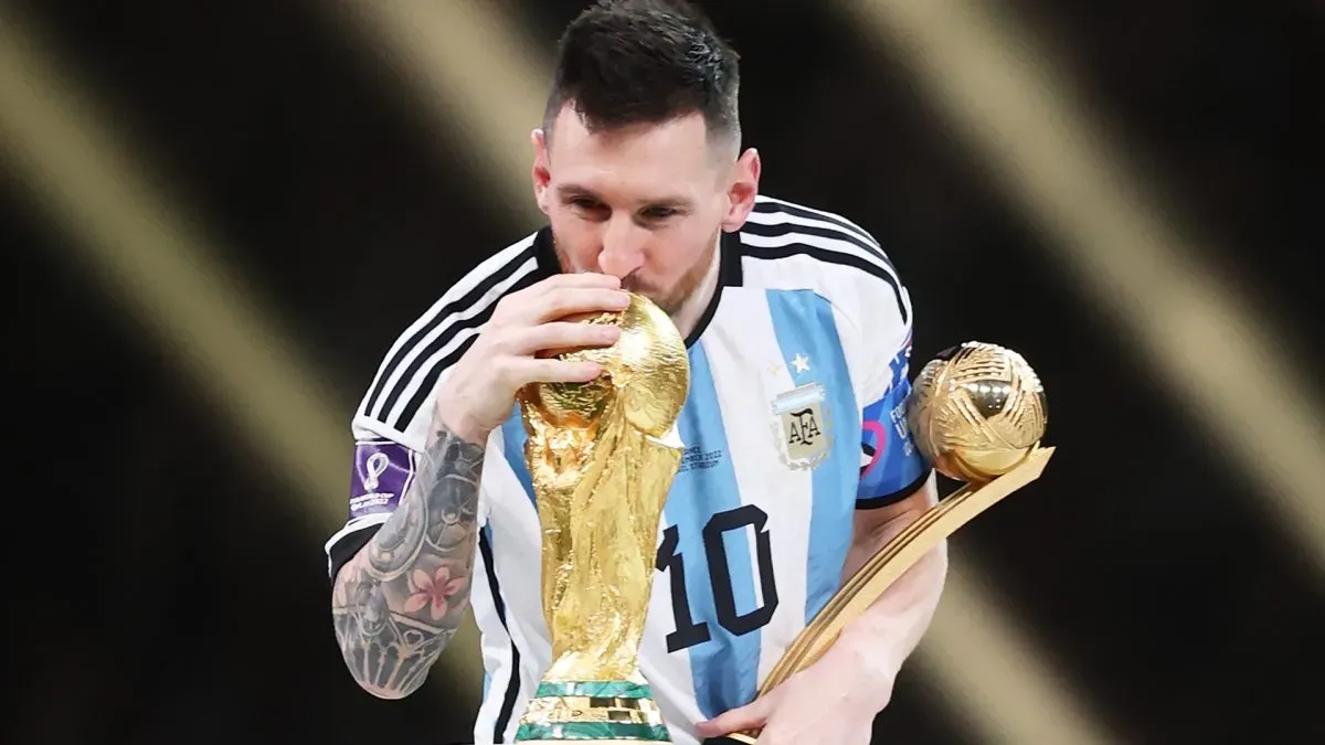 O astro argentino Lionel Messi