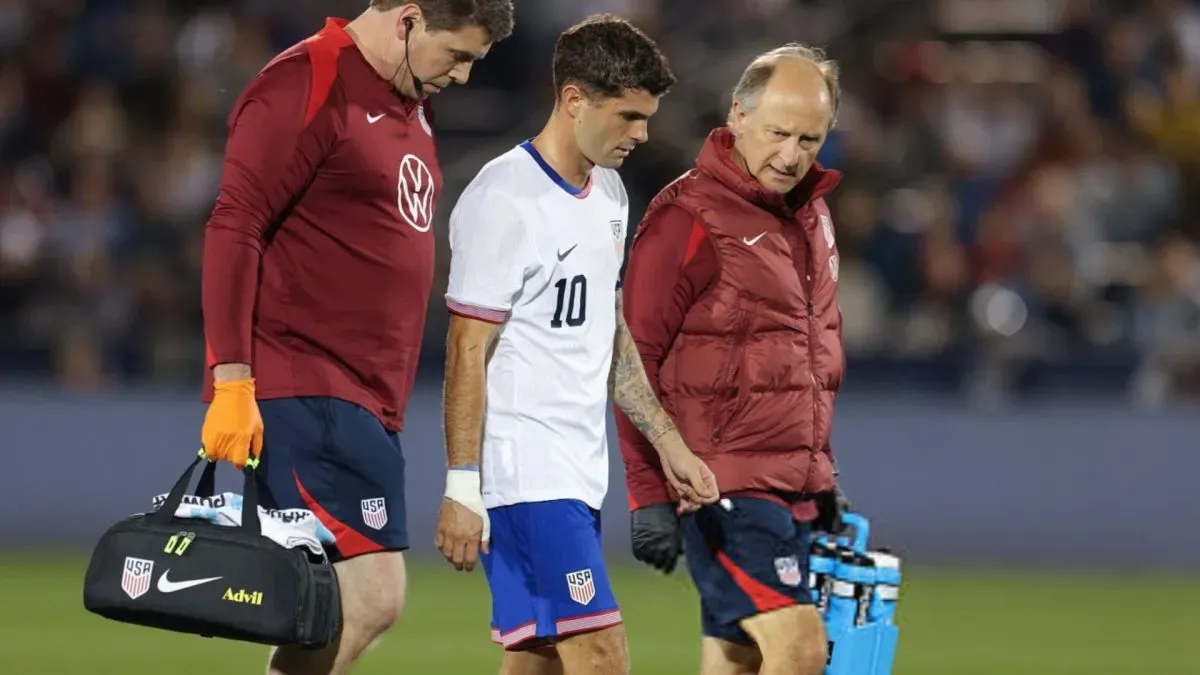 lesão pulisic usmnt