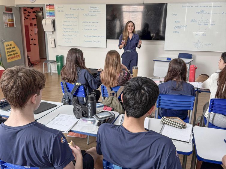 Brasília (DF) 05/11/2025 – Cintia Etsuko Yamashita, coordenadora pedagógica da Escola Bilíngue Pueri Domus da Aclimação, em São Paulo.
Foto: Cintia Etsuko Yamashita/Arquivo pessoal