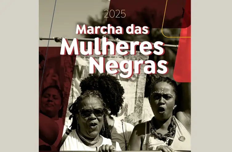 Brasilia 23/11/2025 - Marcha de Mulheres Negras 2025.
Arte Marcha de Mulheres Negras/Divulgação